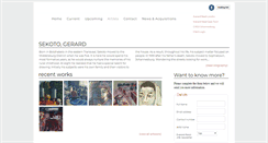 Desktop Screenshot of gerardsekoto.everard-read.co.za