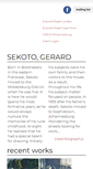 Mobile Screenshot of gerardsekoto.everard-read.co.za